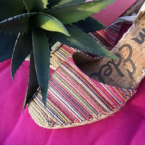 Sam Edelman Mexico Fiesta Espadrilles Wedges - Picture 2 of 8